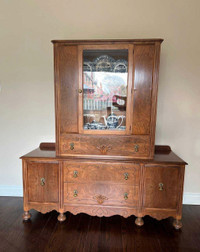 Antique Cabinet and Hutch