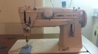 RARE VTG Singer Sewing Machine 411G In Cabinet