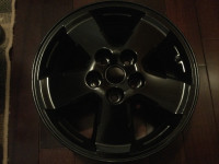 16"INCH FORD RIMS IN BLACK FINISH LIKE NEW