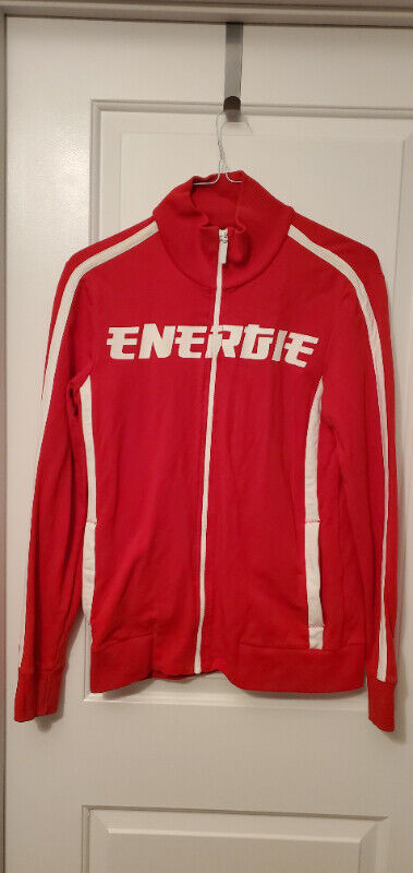 Energie fitted red track jacket (size large) dans Hommes  à Ville de Montréal - Image 2