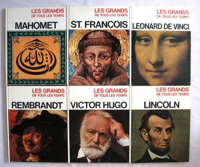 SIX LIVRES COLLECTION LES GRAND DE TOUS LES TEMPS b dans Essais et biographies  à Ouest de l’Île