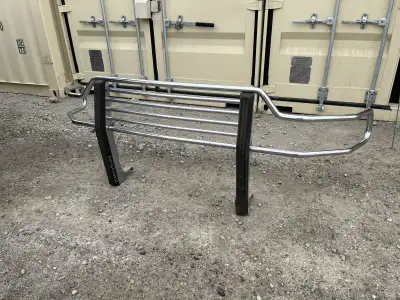 Polished Chrome Grille Guard for Ford, Dodge or Chevy Trucks. 84” wide, 36” Between Centre columns,...