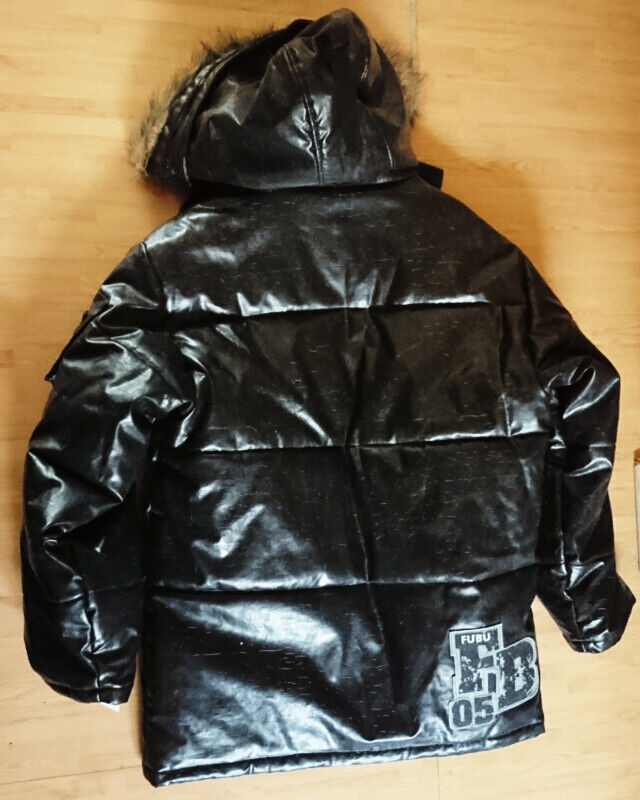 Vintage FUBU The Collection Men's 2XL Hooded Winter Jacket in Arts & Collectibles in Oshawa / Durham Region - Image 2