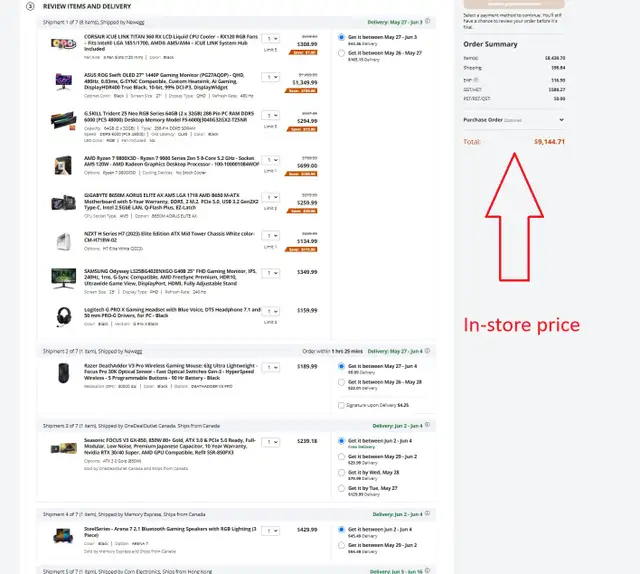 GAMING PC FOR SALE | AMD Ryzen 9800X3D + RTX 5080 + 64GB RAM in Desktop Computers in Mississauga / Peel Region - Image 5