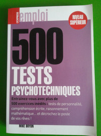 500 tests psychotechniques Mike Bryon