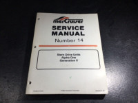 Mercruiser #14 Stern Drive Units Alpha One Generation II Manual