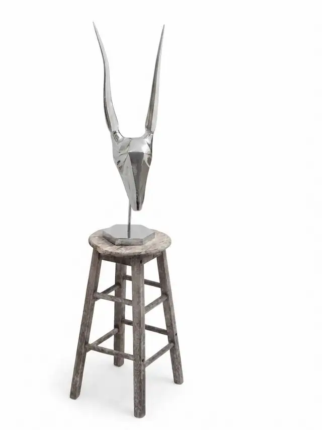 Mid-Century Modern French wooden stool from the 1940s in Home Décor & Accents in City of Toronto - Image 3