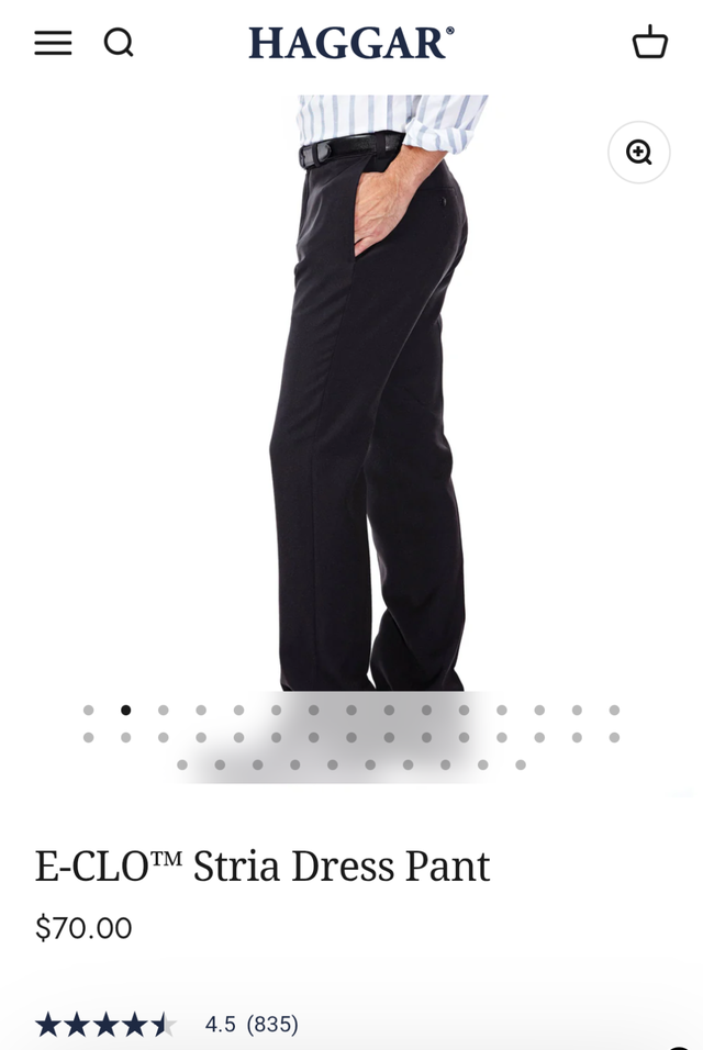 HAGGAR'S MENS Dress Pants (NEW) in Men's in Mississauga / Peel Region - Image 5