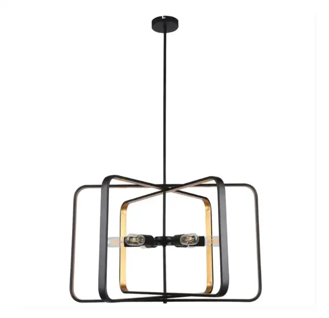 Lucia black and gold chandelier by empire lighting in Indoor Lighting & Fans in London - Image 2