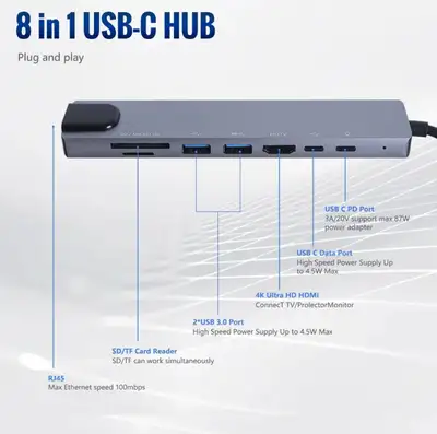 adaptateur / Adapter MacBook et IPhone , View more