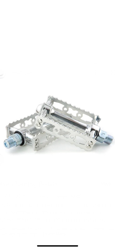 New MKS Sylvan Touring Pedals Road Polished 9/16” Bicycle Pedals in Frames & Parts in Oshawa / Durham Region
