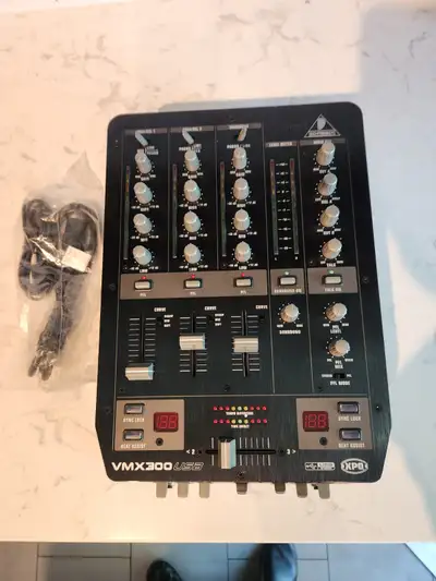 SUPERB UNUSED Pro Mixer VMX300USB 3 Channel DJ Mixer! W/Box!, View more