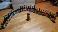 Beer bottle, beer can collection.