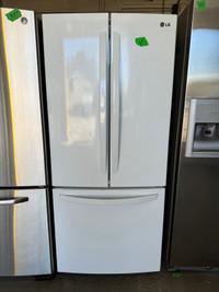  LG 30 inch three door white fridge