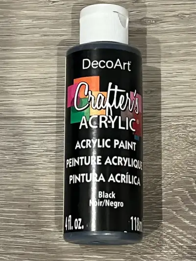 DecoArt Crafter's Acrylic Paint Set - Pink Neon & Black (4 oz), View more