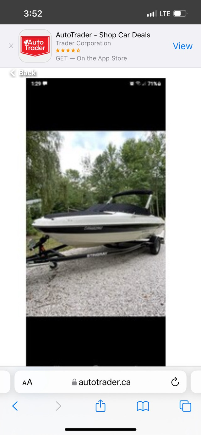 2015 Stingray 198rx with 4.3l I/O in Powerboats & Motorboats in Trenton - Image 2