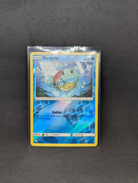 Reverse holofoil Squirtle card