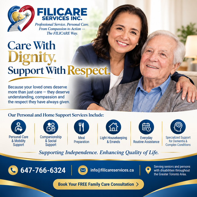 FILICARE SERVICES INC. for Seniors and Persons with Disabilities