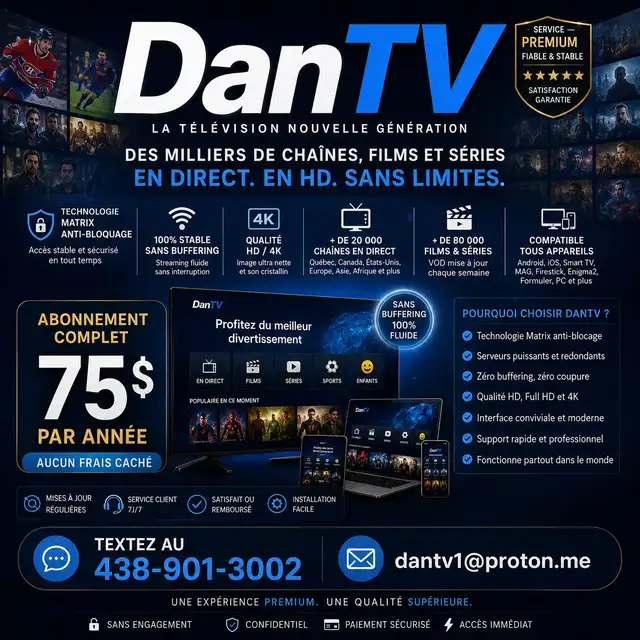 Firestick, SmartTV, Live-Movies-Series-Sports, DanTV,