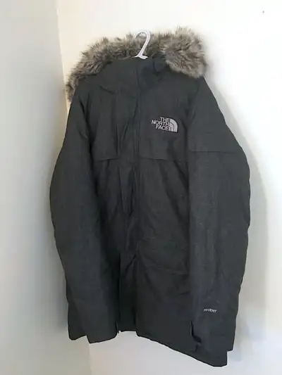 The North Face Expedition McMurdo Parka Black Men’s Size 2XL Pre-Owned Good Condition • 600 Fill Rec...