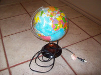 WORLD GLOBE LAMP SMALL