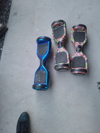 3 hover boards $100
