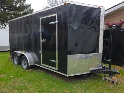 7' Wide x 14' Long x 6.5' High 2024 Enclosed Cargo Trailer, View more