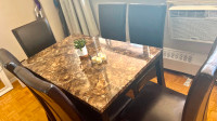 Dining Table with 6 Chairs Set