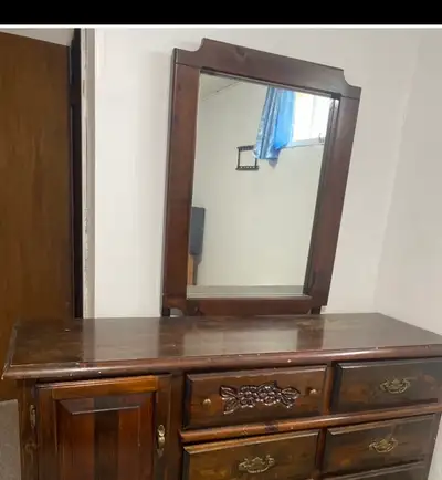 Wooden Dresser Mirror only , View more