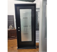 Display Model for Sale- Steel Single Black Door - 34"