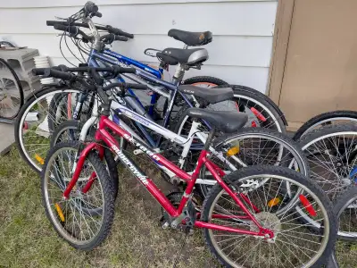 Mountain Bikes, including 26 and 24 inch tires, need TLC,, View more