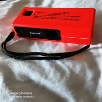 1980s Concord Neon Pink Compact 110 film cartridge camera