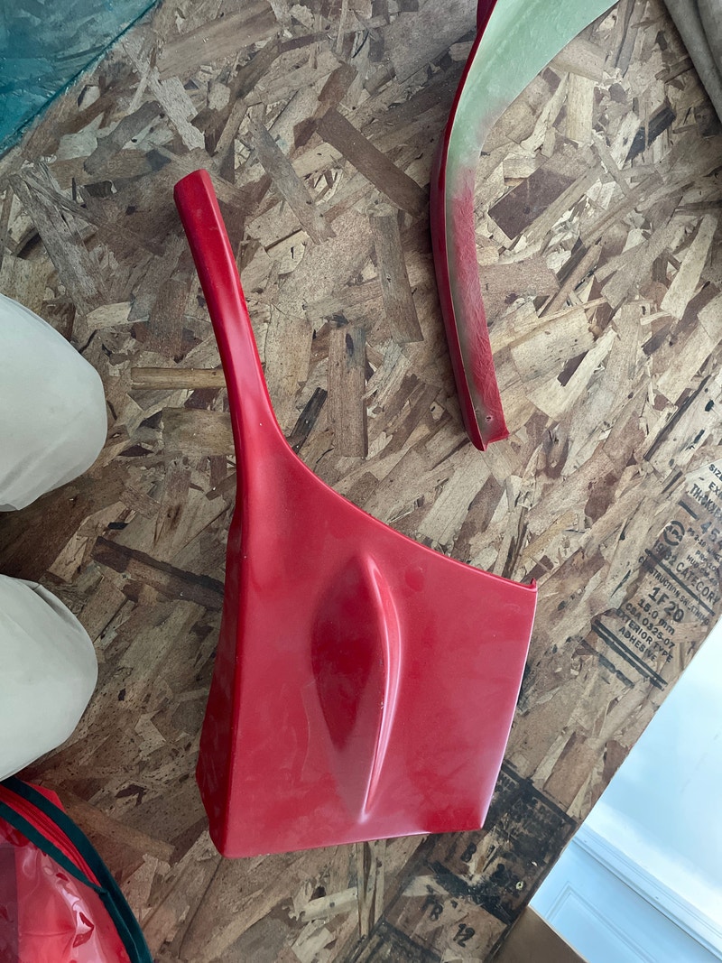 Subaru Wrx sti Impreza 2004 blobeye front bumper canards Auto Body