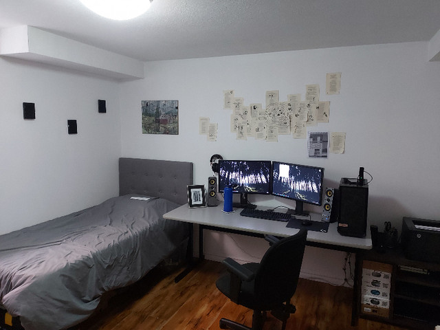 Bedroom Available in Two Bedroom Basement Apartment in Room Rentals & Roommates in Guelph