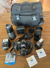 Minolta Maxxum 5000 Digital SLR Camera and accessories