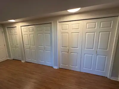 White Bi-fold Hollow Core Closet Doors, View more