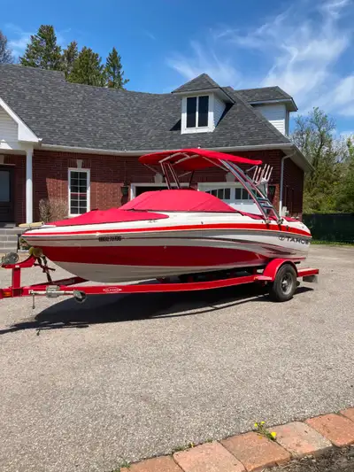 2011 one owner Tahoe Q5i 19.6ft Ski-Fish Bowrider, with trailer., View more