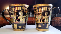⭐ Fathi Mahmoud Egyptian Mugs Limoges Porcelain. Made In Egypt