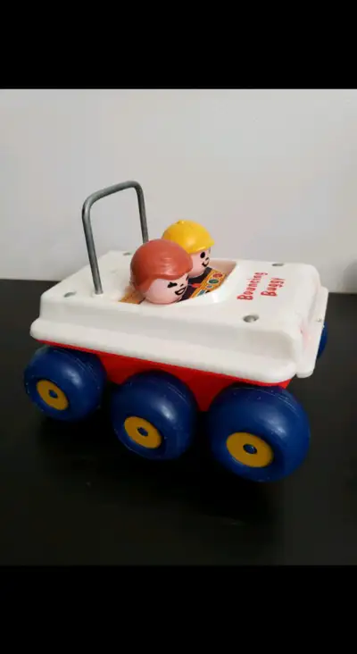 Fisher Price Bouncing Buggy Car 122 Pull Toy Vintage 1973, View more