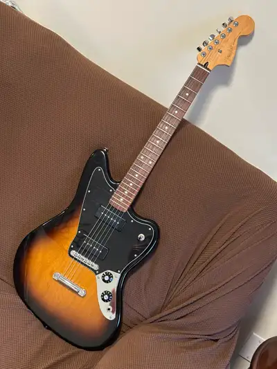 Fender Blackout Jaguar P90 Guitar, View more
