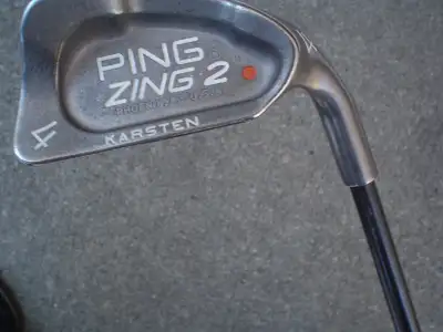 For sale is a set of Ping Zing 2 irons with Aldila graphite shafts with brand new midsize grips that...