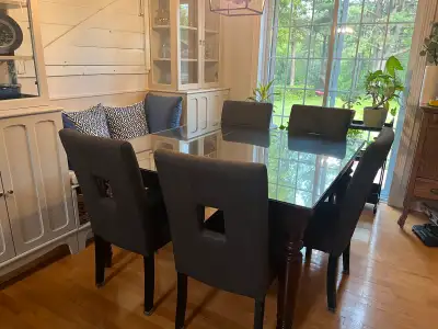 dining table with 8 chairs , View more