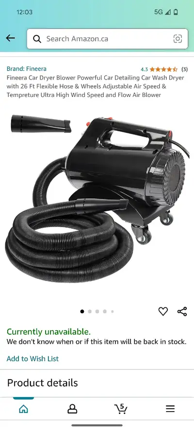 Car Dryer for auto detailing, View more