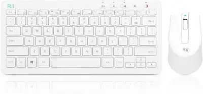 Wireless Keyboard and Mouse Combo - White, View more