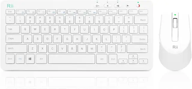 Wireless Keyboard and Mouse Combo - White in Mice, Keyboards & Webcams in City of Toronto - Image 2