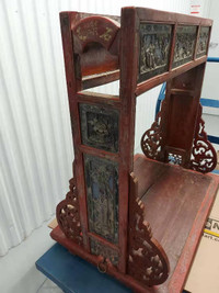 Old Chinese Antique Wood Carving Decor 清代木器