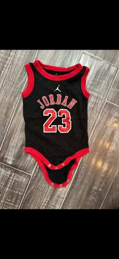 infant Jordan 0-6 Months Onesie