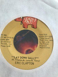 Eric Clapton Lay Down Sally 45 mint old stock classic rock
