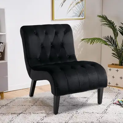 NEW MODERN Velvet Accent Chair, View more