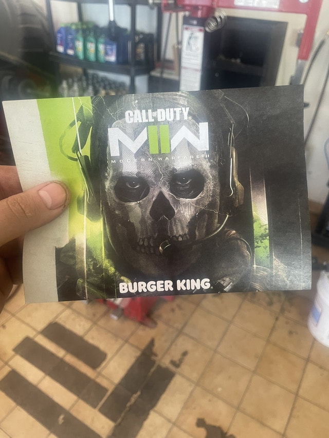 Bk code for mw2 operator skin and 2xp boost Xbox Series X & S